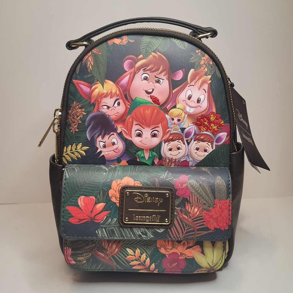 Loungefly Disney Peter Pan and the Lost Boys Mini Backpack